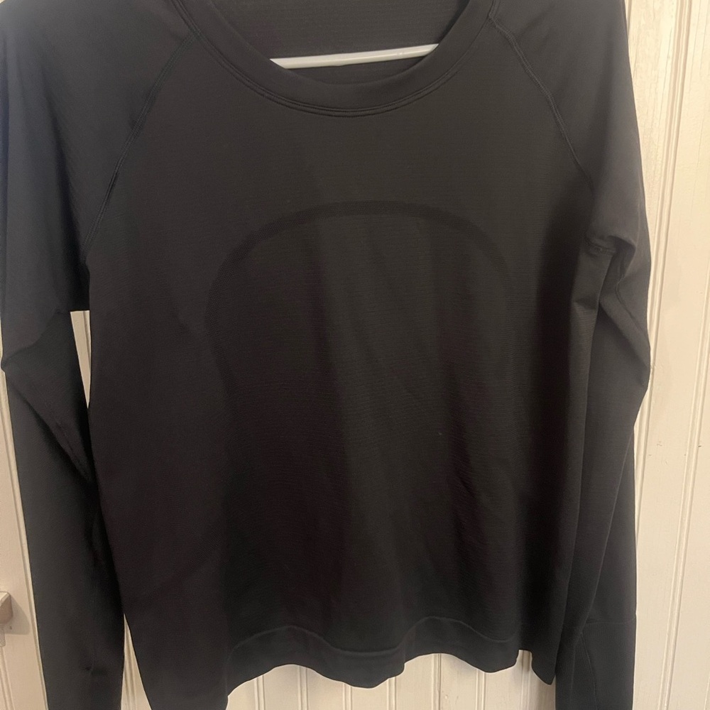 lululemon athletica Charcoal Long Sleeve Top